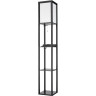 Торшер LUMION PRACTIC 8093/1F COMFI LN25 Е27 1*60W 220V черный/белый, дерево/текстиль