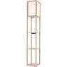 Торшер LUMION PRACTIC 8091/1F COMFI LN25 Е27 1*60W 220V дерево/белый, дерево/текстиль