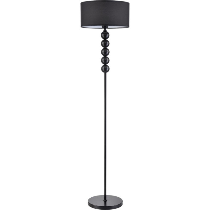 Торшер LUMION TAPIA 8078/1F NEOCLASSI LN25 369 E27 1*60W 220V черный, металл/текстиль