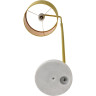 Торшер LUMION VELVETA 8072/1F NEOCLASSI LN25 366 E27 1*60W 220V золото/желтый, металл/камень/текстиль